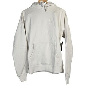 Spiritual Gangster SG Monogram‎ Classic Hoodie Sweatshirt Beige S Made in USA